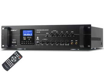 狮乐（SHILE）AV-106专业功放机独立四声道两分区会议室培训舞台功放